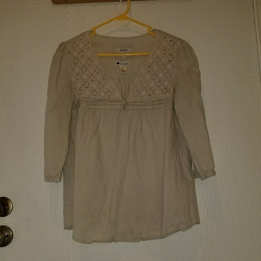 Linen blouse - Picture 3 of 8